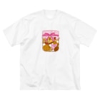 Draw freelyの瓶入りクッキーとぶたくん Big T-Shirt