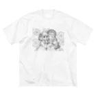 オペラのレモンの妖精（線画） ビッグシルエットTシャツ