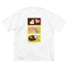 さかたようこ / サメ画家の＼3コマ絵本／カレーライスとおサメさん〜１ ビッグシルエットTシャツ