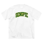 先輩屋の大学風 SENGPIE  ビッグシルエットTシャツ