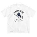 猫と釣り人のBASHOUKAJIKI_EB_1CW Big T-Shirt