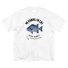 猫と釣り人のISHIGAKIDAI_EB_2CW ビッグシルエットTシャツ