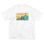 PEI OFFICIAL SHOPのおしゃれレトロなTシャツ Big T-Shirt