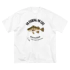 猫と釣り人のMEBARU_EB_2CW ビッグシルエットTシャツ