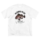 猫と釣り人のMAHATA_EB_1CW ビッグシルエットTシャツ