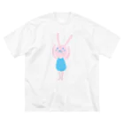 こんなの作ってみました。byりょうのぴょんぴょんウサコ ビッグシルエットTシャツ