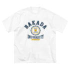 グラフィンのバカダ大学 BAKADA UNIVERSITY ビッグシルエットTシャツ