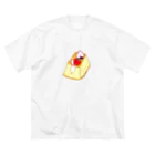 Draw freelyのシフォンケーキサンド ビッグシルエットTシャツ