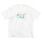 LsDF   -Lifestyle Design Factory-のチャリティー【大ニャンコリオン】 ビッグシルエットTシャツ