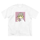 Grazieのバケハガール(きゅんver.) ビッグシルエットTシャツ