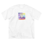 そののふわふわ ビッグシルエットTシャツ