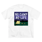 DRIPPEDのNO CAMP NO LIFE-ノーキャンプ ノーライフ- Big T-Shirt