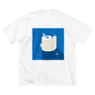 さかたようこ / サメ画家の夜のSAME Paper ビッグシルエットTシャツ
