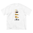 奇×屋の無気力な猫っぽい動物縦置き Big T-Shirt