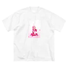 さやひよの宝箱の桜吹雪 ビッグシルエットTシャツ