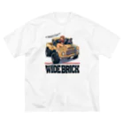 nidan-illustrationの"WIDE BRICK" Big T-Shirt