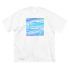 MK Designのみずいろの水風船 ビッグシルエットTシャツ