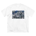 fujiのpowa powa  ビッグシルエットTシャツ