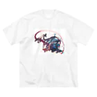 bochicoのdrawing SAURUS ビッグシルエットTシャツ