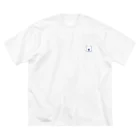 ラッッッコ屋のラッッッコ「ワンポイント（顔アイコン）」 Big T-Shirt