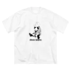 doux blanc.の少年とティノくん　D ビッグシルエットTシャツ