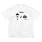 Draw freelyのISHI ビッグシルエットTシャツ