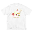 isshiki mayumiのパフェ登山Tシャツ ビッグシルエットTシャツ