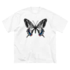 Alba spinaの揚羽蝶 ビッグシルエットTシャツ