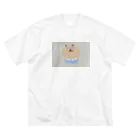 Bunshopの爽やかくまちゃん ビッグシルエットTシャツ