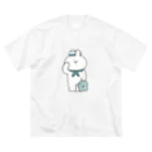 ナポリのSUZURIの水兵うさちゃん ビッグシルエットTシャツ