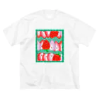 m a n i • m a n iのいちご🍓🍓🍓 ビッグシルエットTシャツ