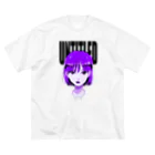 hiroのuntitled"purple" ビッグシルエットTシャツ