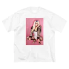 LUCiFERのQUEENDOM-PiNK- ビッグシルエットTシャツ