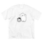 DECORの心くばりペンギン / シロクマといっしょver. ビッグシルエットTシャツ