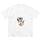 みーショップのノリノリきなこちゃん ビッグシルエットTシャツ