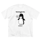 MUSUMEKAWAIIの0425「World Penguin Day」 ビッグシルエットTシャツ