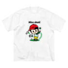 KIDS & FRIENDSのゴルフ キッズ [Nice shot! カラフル] Big T-Shirt