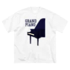 DRIPPEDのGRAND PIANO-グランドピアノ- ビッグシルエットTシャツ