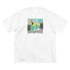 MUGICHA_hakubutsukanのmambo special t shirt ビッグシルエットTシャツ