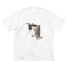 猫ICHIZO公式グッズの猫大好き ビッグシルエットTシャツ