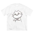 AKAのぶさぬこ ビッグシルエットTシャツ