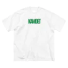 KAMDET カムデット　ストリートブランドのKAMDET Green logo  Big T-Shirt