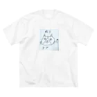 mamamanzouのねこらぶ ビッグシルエットTシャツ