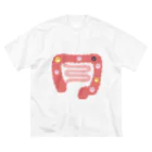 8anna storeの人体のなぞ。ぴかぴかピンクの大腸。 Big T-Shirt