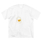 しま✳︎スイーツ/パティシエの黄身がハートの目玉焼き Big T-Shirt