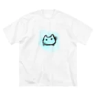 ねこなにもわからん のぼわ猫 ビッグシルエットTシャツ