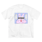 👁👄👁ももちゃんのおみちぇ 🌈 🧠の真実を教えて🎵くれる💕ももちゃん🍑🐰💛 ビッグシルエットTシャツ