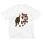 ハッピー・ラブラドールズのChocolate Lab Daddy　チョコレートラブラドール Big T-Shirt