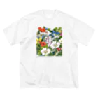 萩岩睦美のグッズショップのビッグT　シャーロットの花園 ビッグシルエットTシャツ