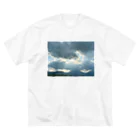 kopanの虹の世界の希望の空 ビッグシルエットTシャツ